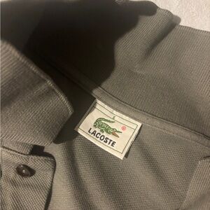 Lacoste Classic Gray Polo